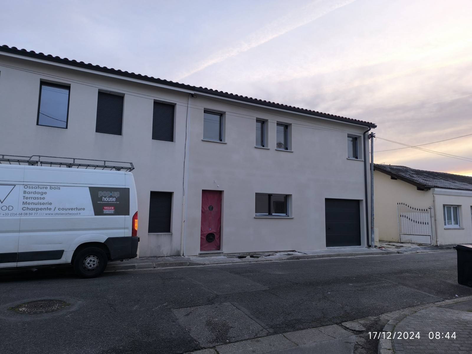 Mesure de perméabilité avec un infiltromètre Saintes (17)